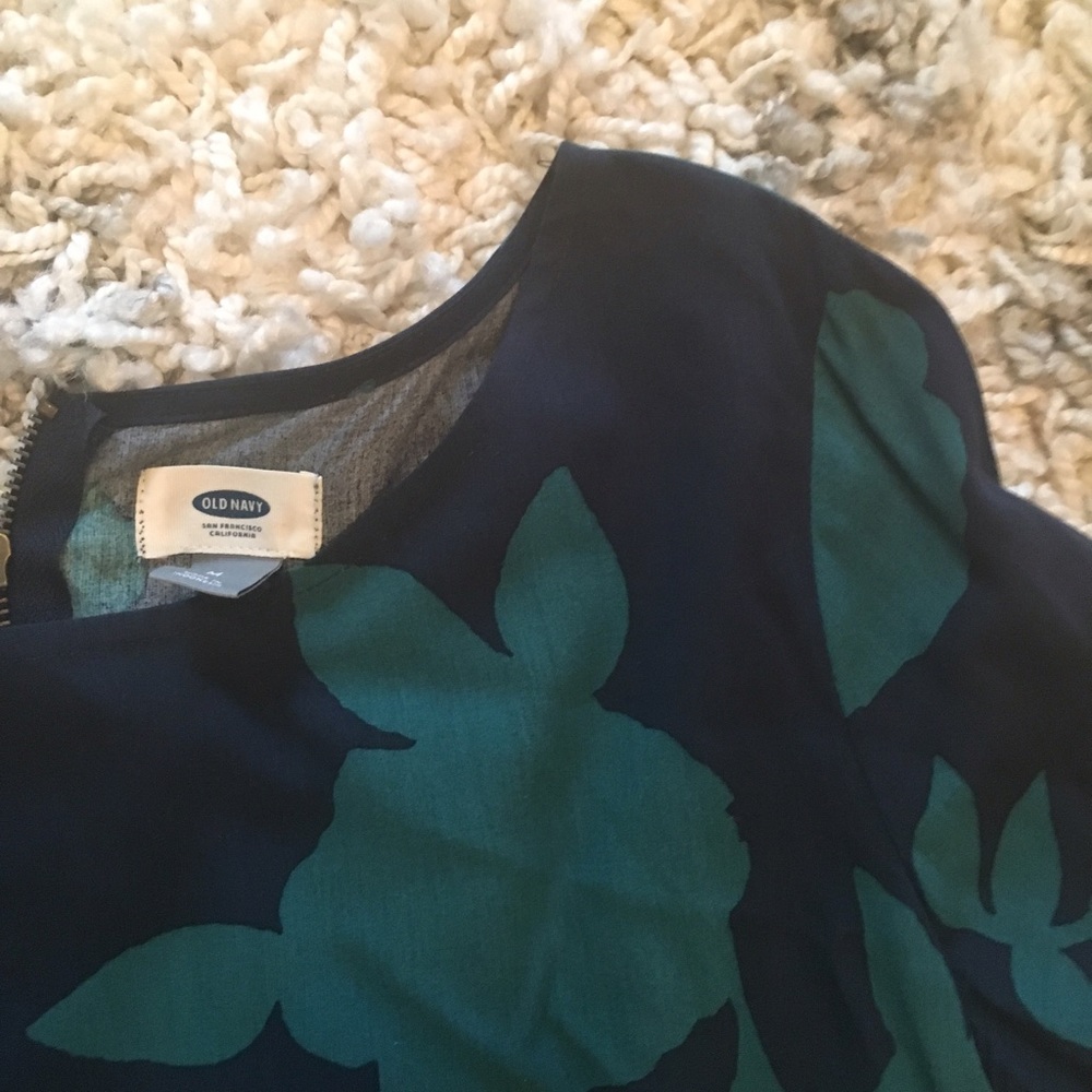FINAL PRICE Old Navy blue/green long sleeve dress